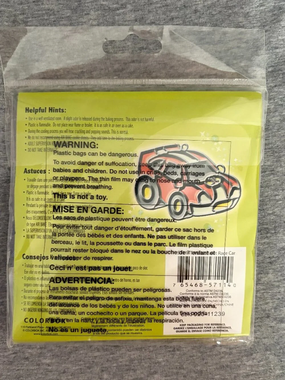 Makit & Bakit Race Car Suncatcher kit